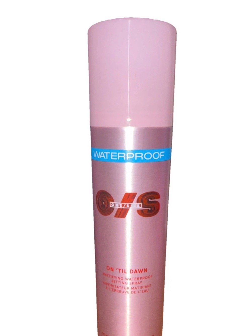One/Size Waterproof Setting Spray - Pink Bottle